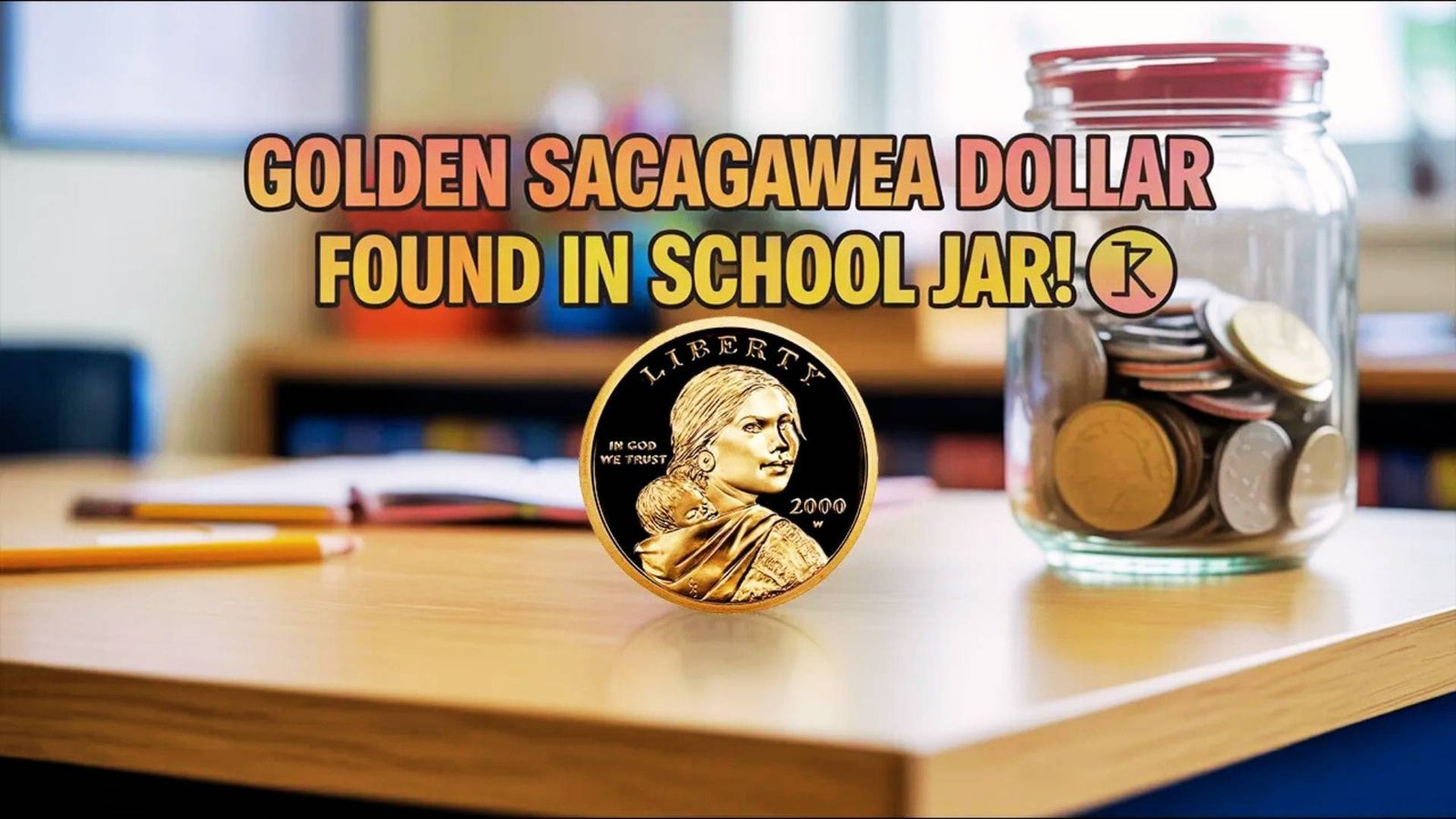 Gold Sacagawea Dollar Found in School Coin Jar Becomes Rare Treasure