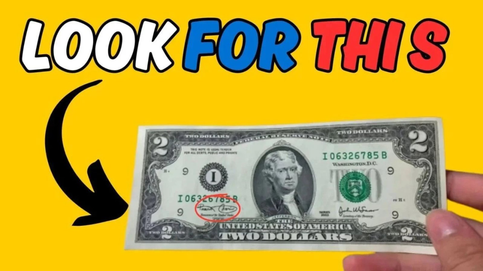 Rare $2 Bill Found in Change Could Be Worth $2.612 Million